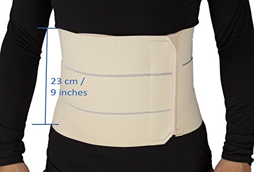 ObboMed® MB-2310NS Faja abdominal de 3 bandas (S: 56 – 86,3 cm/ 22 – 34 pulgadas)