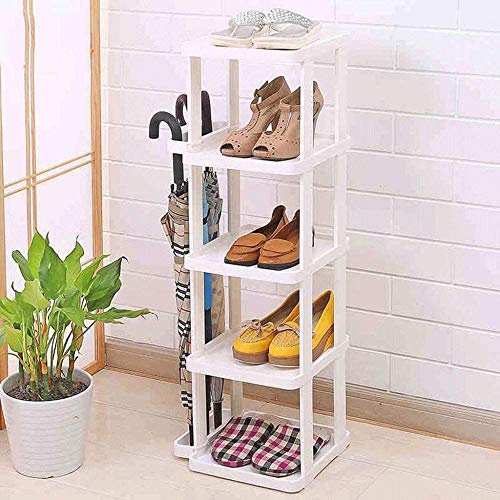 Pared pintura Zapatero Dormitorio Dormitorio Principal Grande de la Capa Espacial Capacidad de plástico Delgado 31x29.5x100cm Puerta Pequeño Zapatero Taburete Cambiar Zapatos