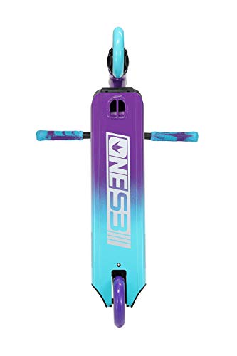 Patinete Blunt One S3 Stunt-Scooter H = 78 cm Park Trick Tret Roller + pegatina Fantic26 (lila/turquesa)
