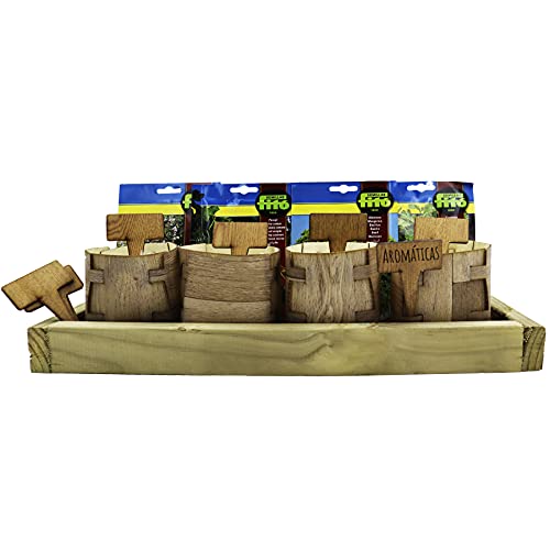 PLANTAWA Kit de Cultivo Growbag, Kit Completo para Cultivar Hierbas Aromáticas y Culinarias, Semillas Huerto Urbano para Casa Jardín Decoración Plantas Ecológicas Interior y Exterior