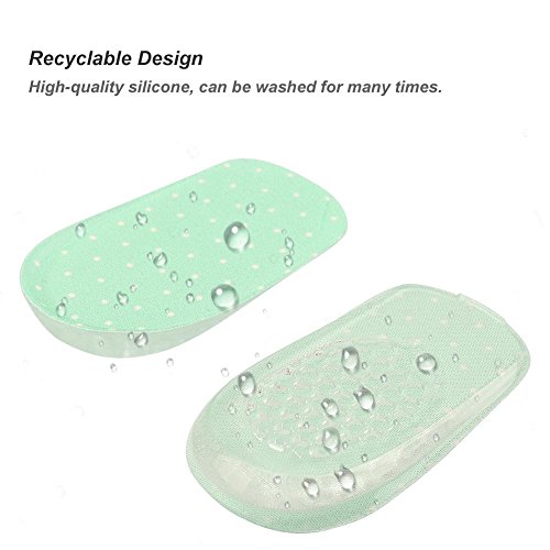 Plantillas de gel de aumento, almohadillas invisibles para el talón, para uso diario que protege tus pies (1 par)