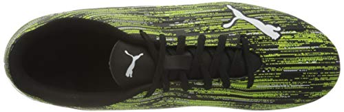PUMA Ultra 4.2 MG, Zapatillas de ftbol Hombre, Negro Blanco Amarillo Alert, 45 EU