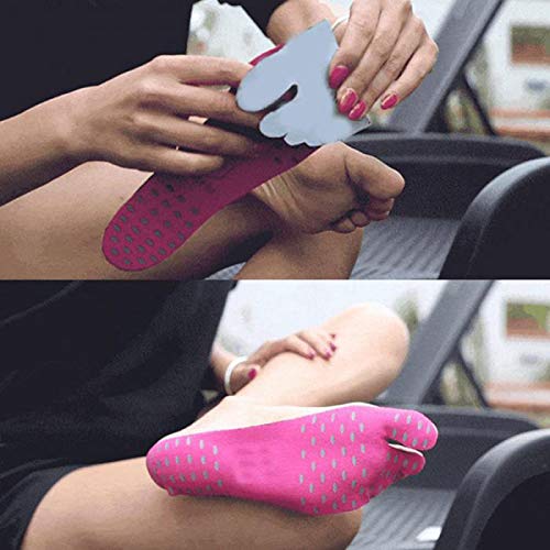 RHG Almohadillas Adhesivas para Pies Descalzos Plantillas de Zapatos Invisibles Suelas Adhesivas para Pies con Almohadilla de Silicona Impermeable Antideslizante para Nadar