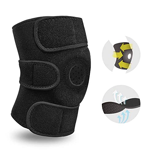 RODILLERA MULTIUSO, Deportiva, Apoyo Para el Dolor de Artritis, Fultbol, Voleibol, Correr, Crossfit, Ajustable para Hombre y Mujer con Ligamento Antideslizante Y Estabilizadores Laterales muy Comodos.