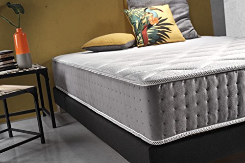 SIMPUR Relax | COLCHÓN con Sistema DE AUTOENFRIAMIENTO | 150x190 cm | Altura 19 CM | ORTOPÉDICO | ERGONÓMICO | ANATÓMICO | REVERSIBLE | CON PARTÍCULAS DE GRAFENO Carbono DE ÚLTIMA GENERACIÓN