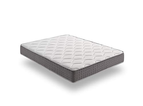 SIMPUR Relax | COLCHÓN con Sistema DE AUTOENFRIAMIENTO | 150x190 cm | Altura 19 CM | ORTOPÉDICO | ERGONÓMICO | ANATÓMICO | REVERSIBLE | CON PARTÍCULAS DE GRAFENO Carbono DE ÚLTIMA GENERACIÓN