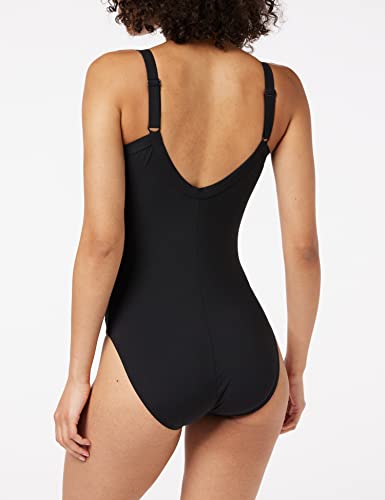 Speedo - Traje de baño para mujer, color negro, 42