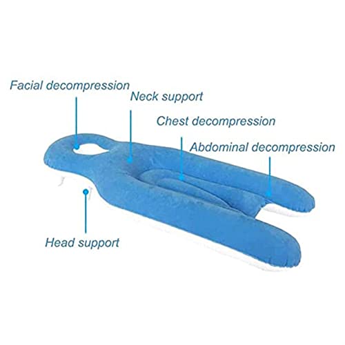 SUNGW Almohada Soporte Hombro Cabeza,Almohada Mentira Retina Inflable,Cara Abajo Masaje Dormir Después Cirugía Ocular,For Post Vitrectomía Cirugía Ocular