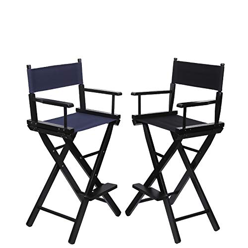 UTDKLPBXAQ 2 unids/Set Kit de Funda de Silla de Director Informal, Protector de Taburete de Lona de Repuesto para Asiento y Respaldo de Lona para Silla de Director de casa