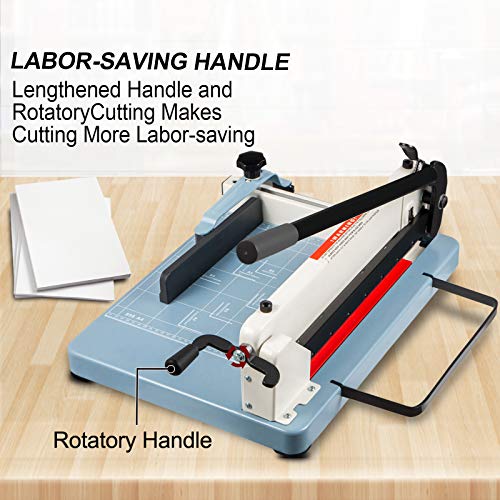 VEVOR Cortador de Papel A3, 3,5 cm, Guillotina de Papel A3, 64 x 22 x 48 cm, Cortador de Guillotina A3 Cortar 500 Hojas, Guillotina de Papel Profesional Industrial Guillotina para Cortar Papel Libros
