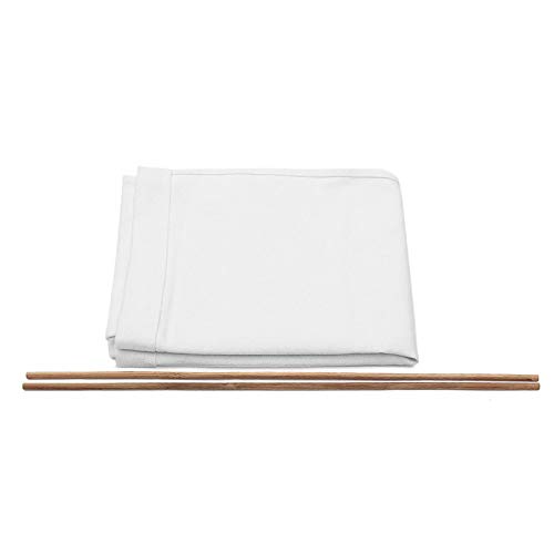 Vvciic Lona de repuesto para silla de director, funda de silla de director, funda de lona para asiento y respaldo de algodón, protector de taburete para el hogar, casual, directores