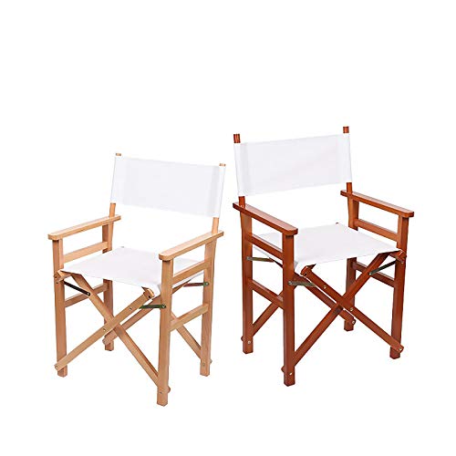 Vvciic Lona de repuesto para silla de director, funda de silla de director, funda de lona para asiento y respaldo de algodón, protector de taburete para el hogar, casual, directores