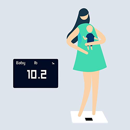 Withings Body Báscula inteligente con conexión Wi-Fi y seguimiento del IMC, báscula digital de baño con sincronización con la aplicación móvil por Bluetooth o Wi-Fi, Blanco