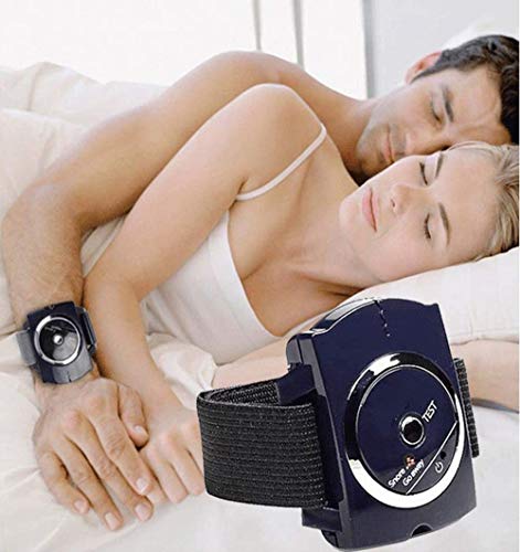WOERD Pulsera Antironquidos para Dormir Apnea, Inteligente Dejar de Ronquido Biosensor Infrarrojo Anti Snoring Wristband Dispositivo Antirronquidos