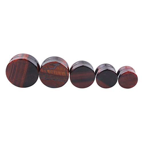 XINHE Expansor De Oreja De Piedra para Hombre Y Mujer, 2 Unidad, Pendientes, Dilatadores, Perforación para Túnel De Carne, Camilla, Piercing para El Cuerpo, Joyería,03,25mm(1")