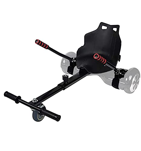YOLEO Hoverkart para Hoverboard, Silla de Hoverboard, Asiento Hoverkart Go-Kart Silla Kart para Electric Self Balancing Scooter, Compatible con 6.5, 8 y 10 Pulgadas