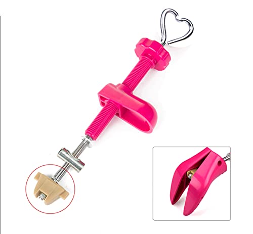 Yx-outdoor Ensanchador de Zapatos para Damas Tacones Bajos, Moldeador de árbol de Zapatos para Mujer, Suave sin dañar la Suela, Adecuado para Tallas de Zapatos 35-42, Rosa Rojo