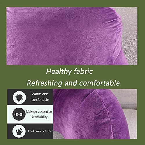 YZHY Almohada de Lectura,Cojín De Apoyo Lumbar,cojín de Respaldo Cojín de Respaldo con Brazos Algodón en Forma de T,tamaño Grande,Lavable,multifunción,para sofá Cama,cojín Lumbar