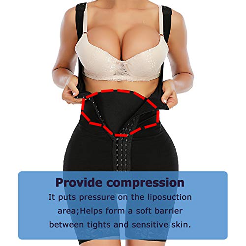 ZAIQUN Ab Board Post Cirugía Abdominal Junta Compresión Lipo Después de Liposuction Tummy Board, Negro, talla única